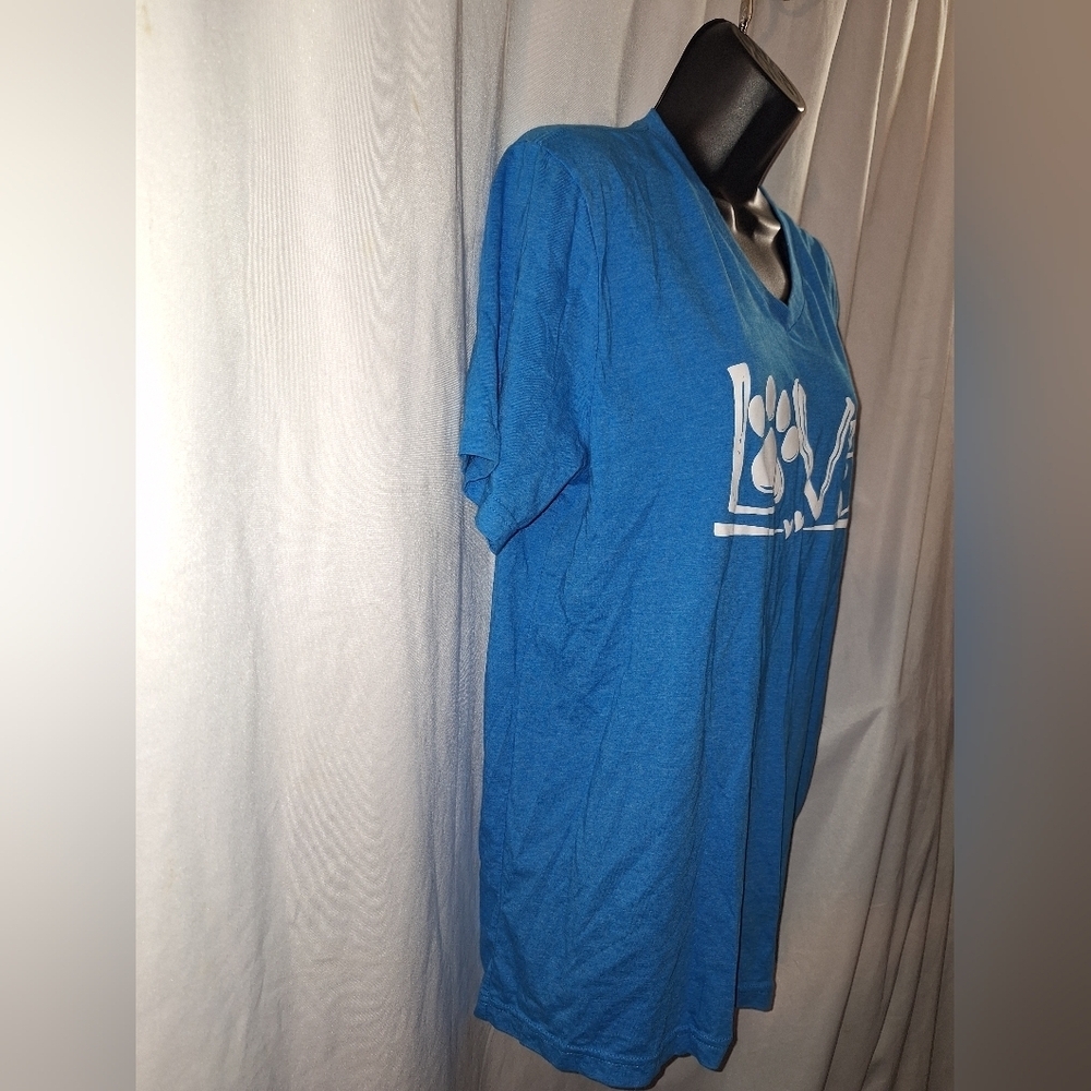 Bella Canvas Blue Jersey Tee - Picture 3 of 5